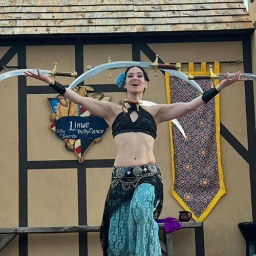 Royal Performers: Linwe Silks and Swords Bellydance