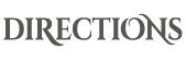 Directions Text Logo