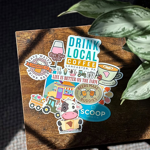 Discover Lancaster Various Trails Stickers